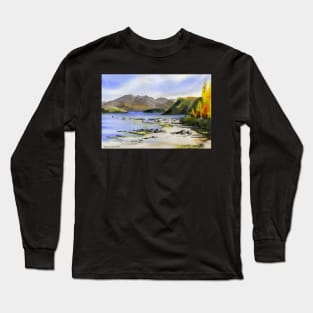 Penrith Beach, Lake Wanaka, New Zealand Long Sleeve T-Shirt